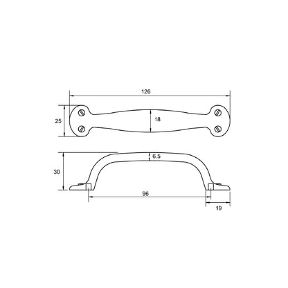 Kethy Cabinet Handle Teall D1175 - Available in Various Finishes