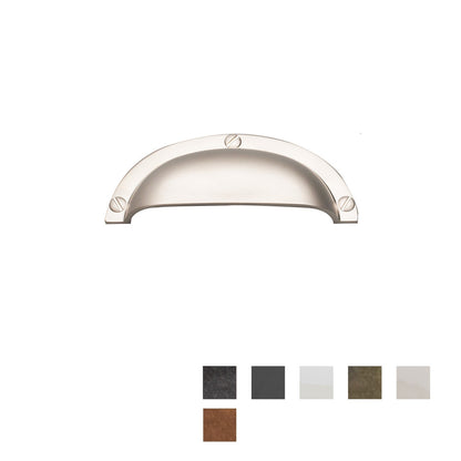 Kethy D369 Traditional Shell Cabinet Handle - Available in Various Finishes