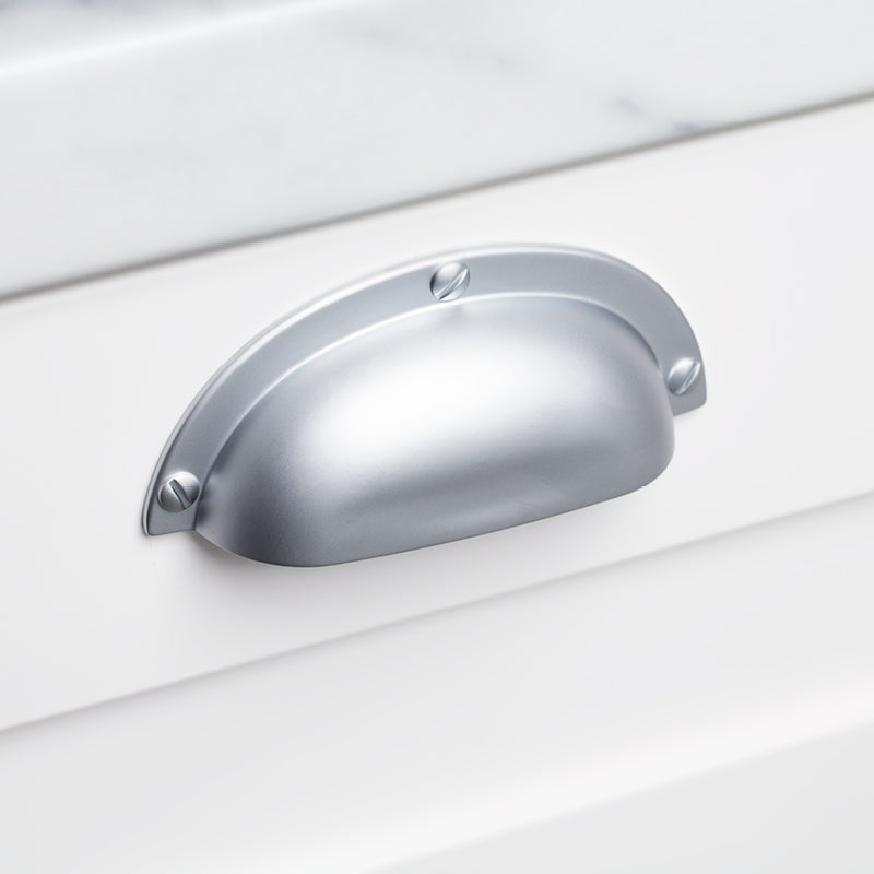 Kethy D369 Traditional Shell Cabinet Handle - Available in Various Finishes