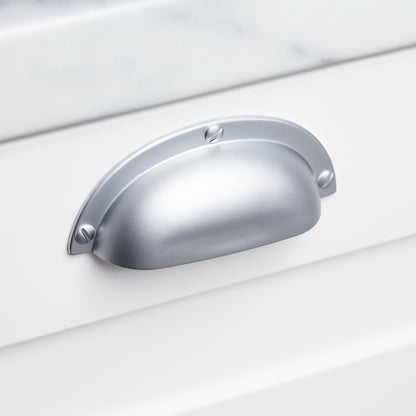 Kethy D369 Traditional Shell Cabinet Handle - Available in Various Finishes