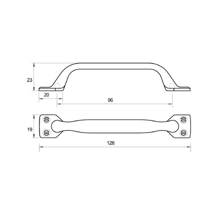 Kethy Highland Cabinet Handle HT508 - Available in Various Finishes