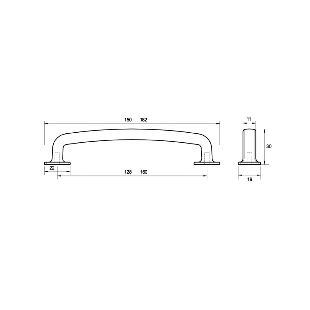 Kethy Birchfield Cabinet Handle HT589 - Available in Various Finishes and Sizes