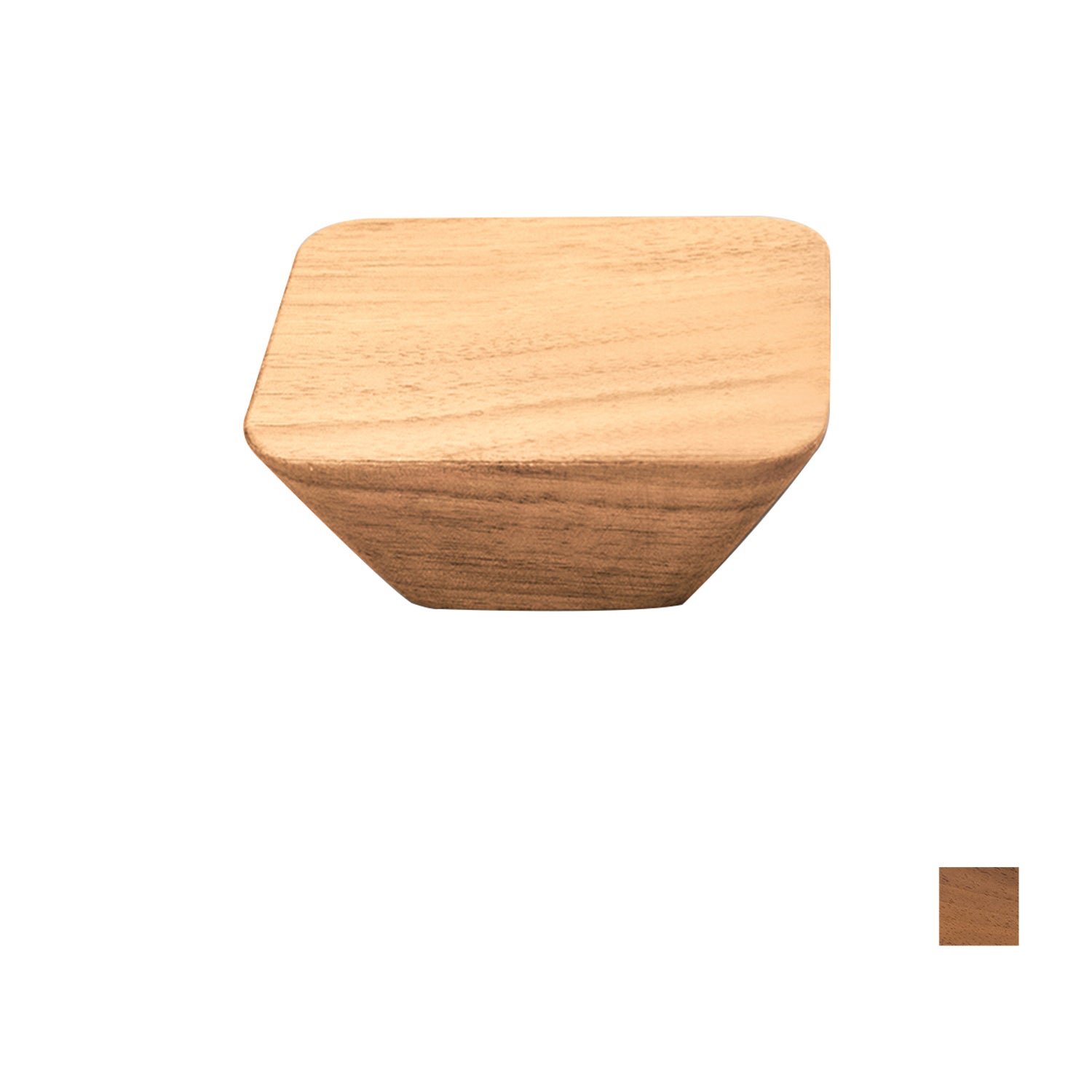 Kethy App Wood Knob 58mm L4311 - Available in Oak and Walnut