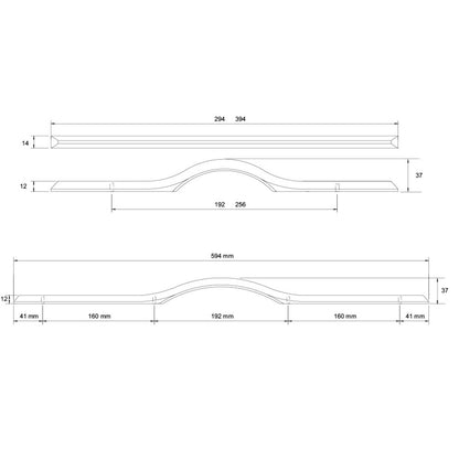 Kethy Nyborg Cabinet Pull Handle - Available in Various Finishes and Sizes