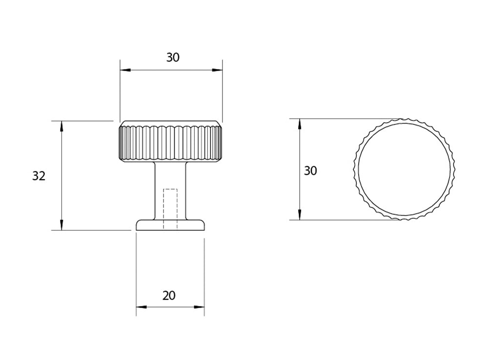 Kethy Skagen Cabinet Knob - Available in Various Finishes