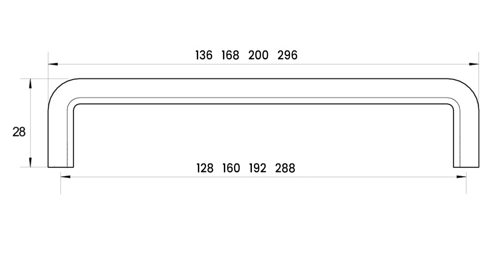 Kethy Byron Handle - Available in Various Finishes and Sizes