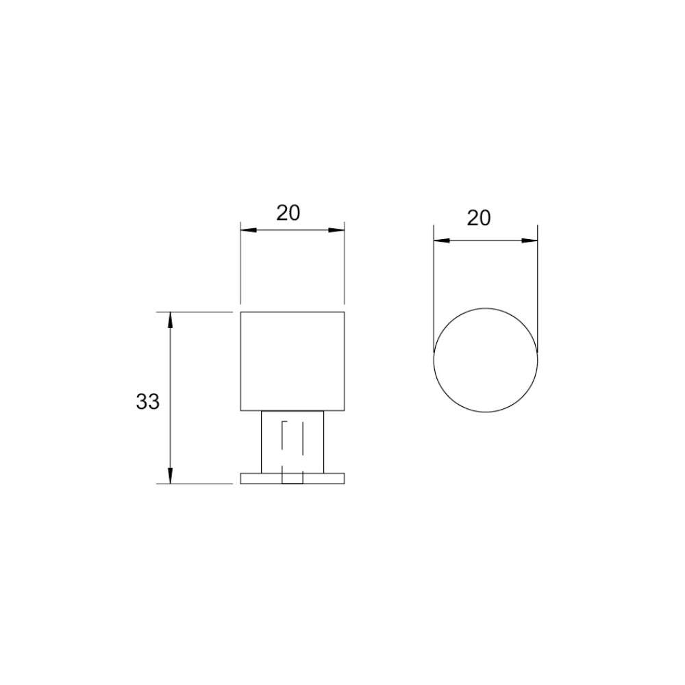 Kethy Eibar Cabinet Knob Handle - Available in Various Finishes