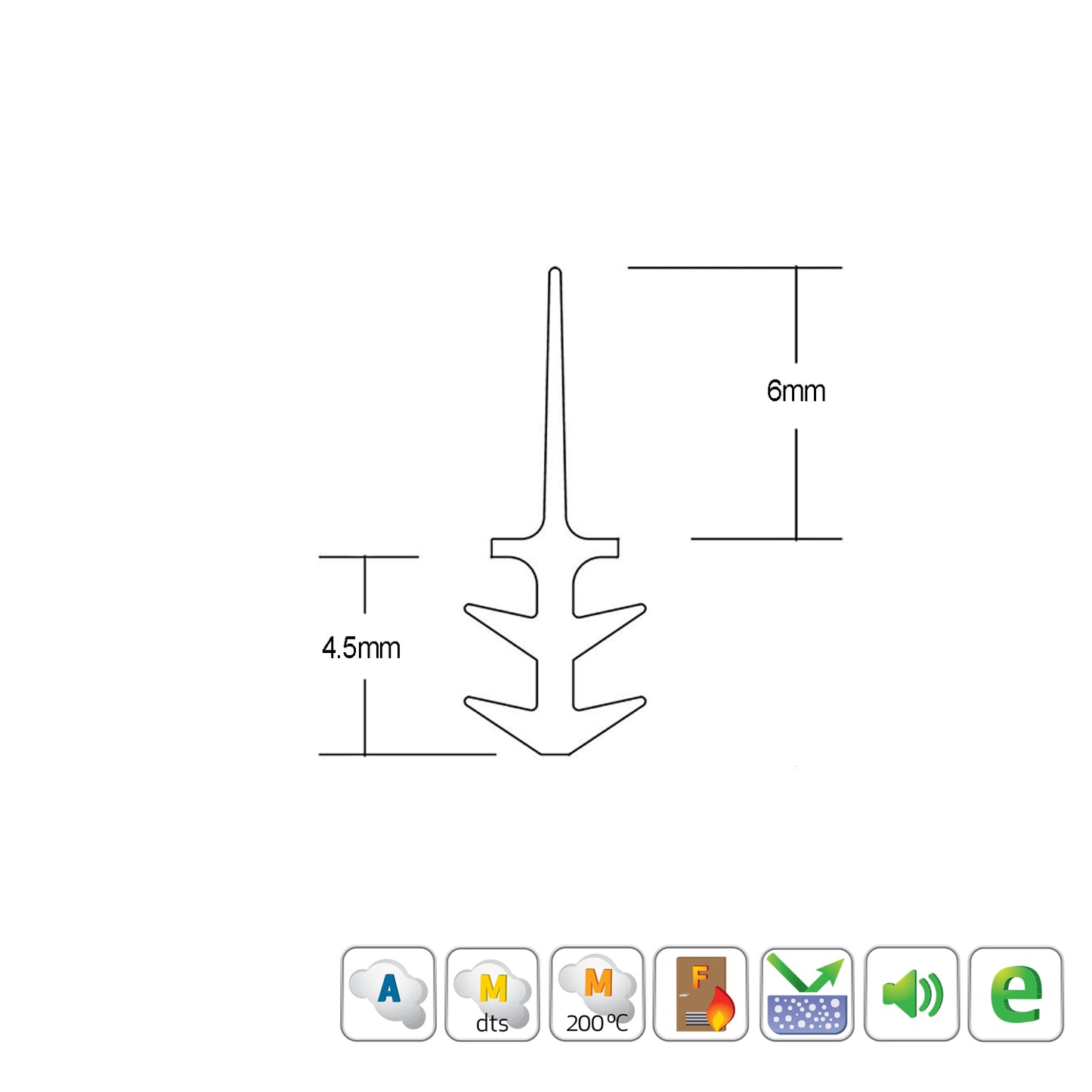 Kilargo Durable Silicone Wipe Seal - Available in Various Finishes