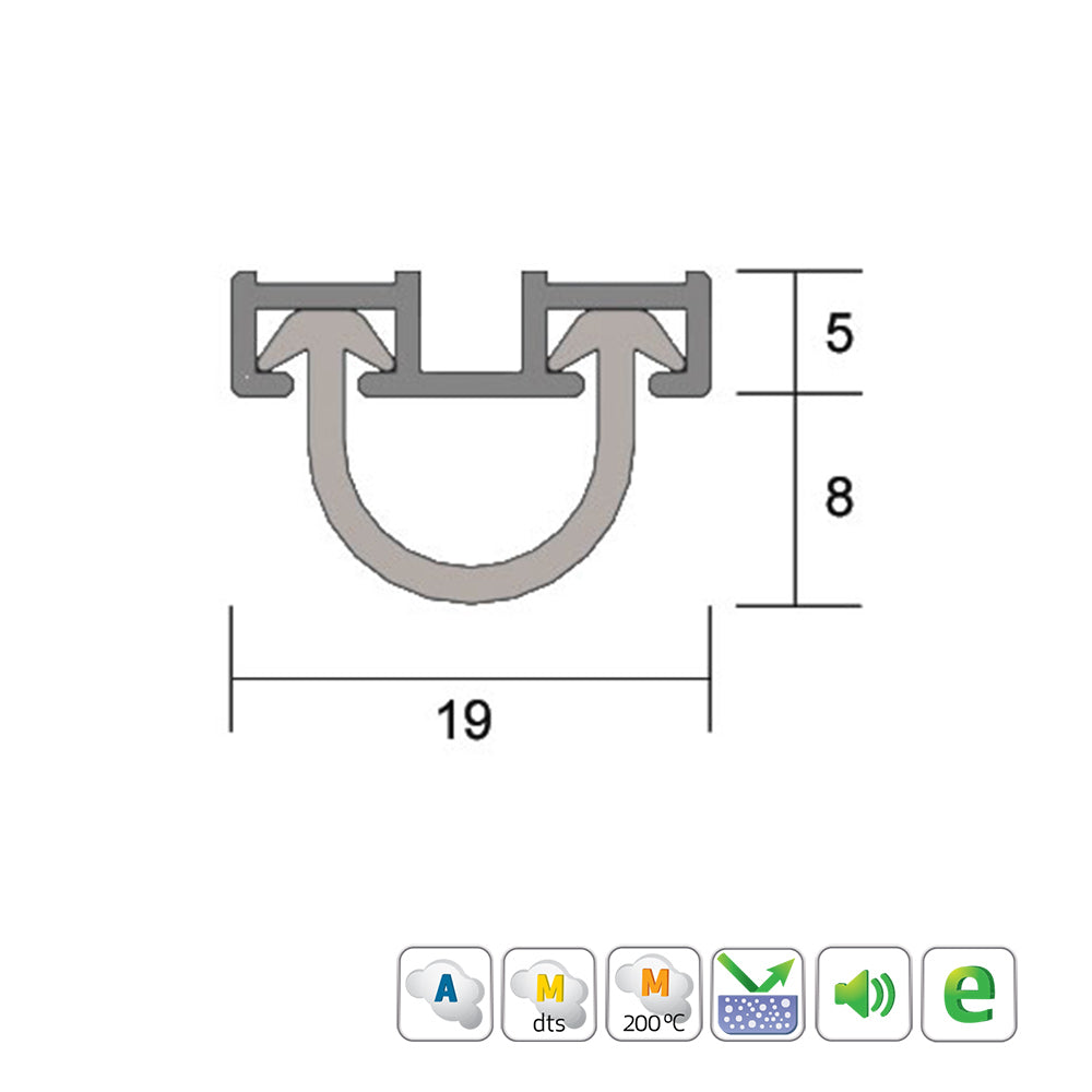 Kilargo IS3015si Rebated Bottom Seal - Available in Various Sizes