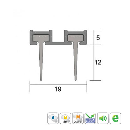 Kilargo IS3017si Sweep Action Blade Seal - Available in Various Sizes