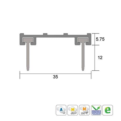 Kilargo IS3022si Sweep Action Blade Seal - Available in Various Function and Sizes