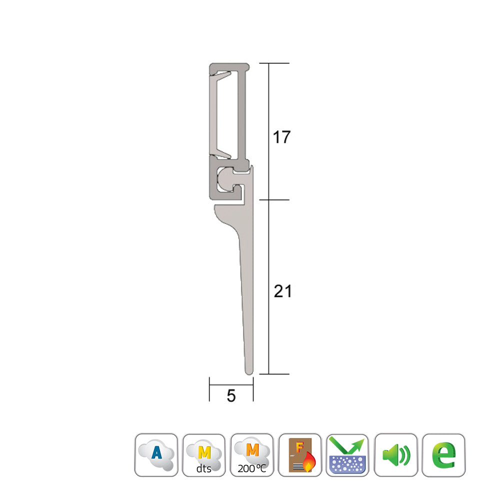 Kilargo IS3080SI Sweep Action Blade Seal - Available in Various Finishes and Sizes