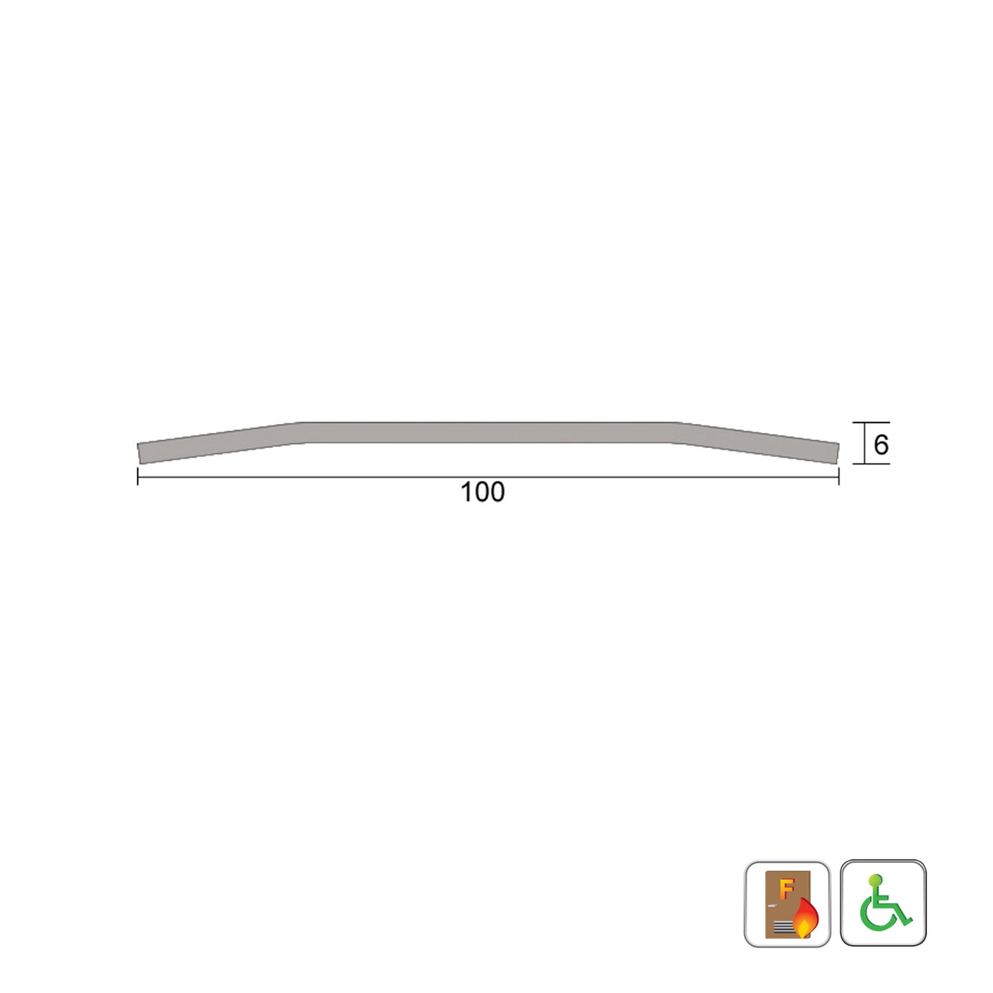 Kilargo IS4055S Heavy Duty Low Profile Profile Threshold Plate - Available in Various Sizes
