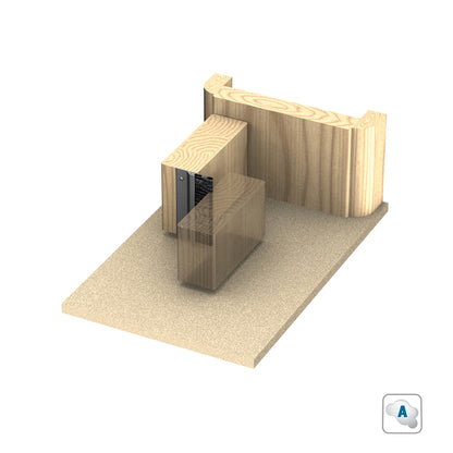 Kilargo IS5115 Brush Seal 19mm in Aluminium Carrier - Available in Various Colour and Sizes