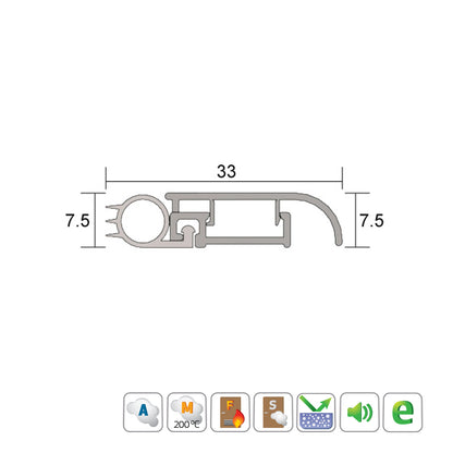 Kilargo IS7020si Door Perimeter Seal - Available in Various Sizes