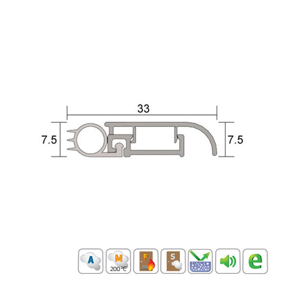 Kilargo IS7020si Door Perimeter Seal Set - Available in Various Sizes