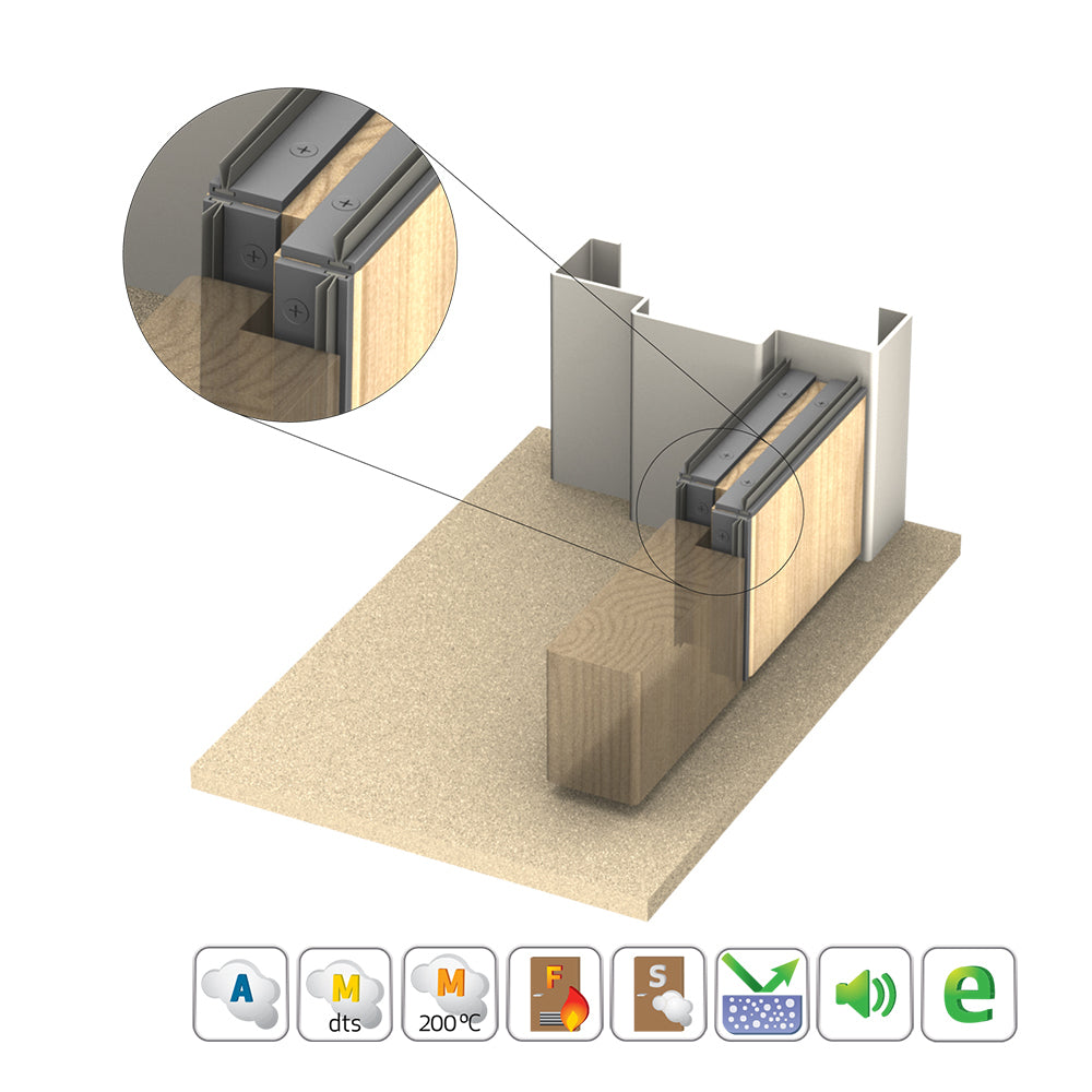 Kilargo IS7071si Astragal Door Seal - Available in Various Finishes and Sizes