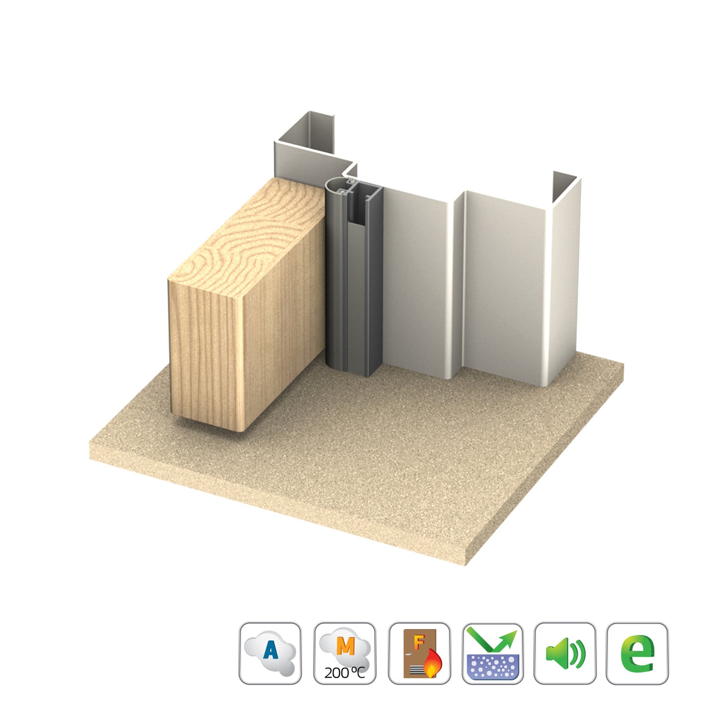 Kilargo IS7085SI Compact Acoustic Perimeter Seal - Available in Various Finishes and Sizes