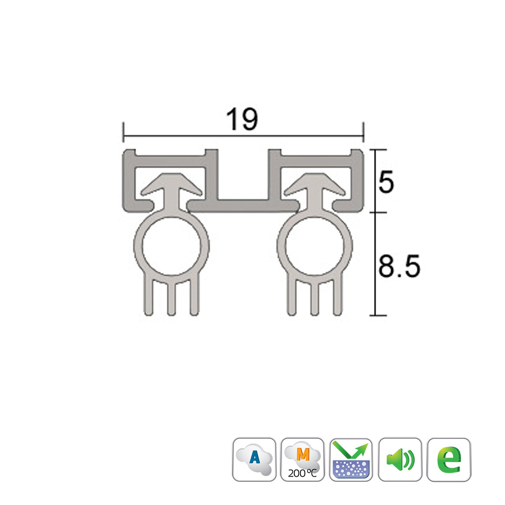 Kilargo IS7130si Acoustic Perimeter Door Seal - Available in Various Sizes