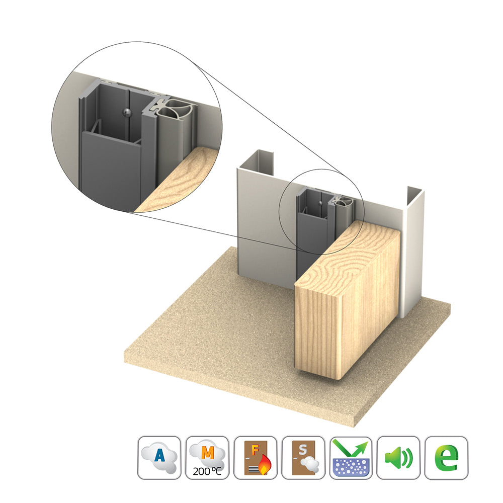 Kilargo IS7195si Acoustic Perimeter Door Seal Set - Available in Various Sizes