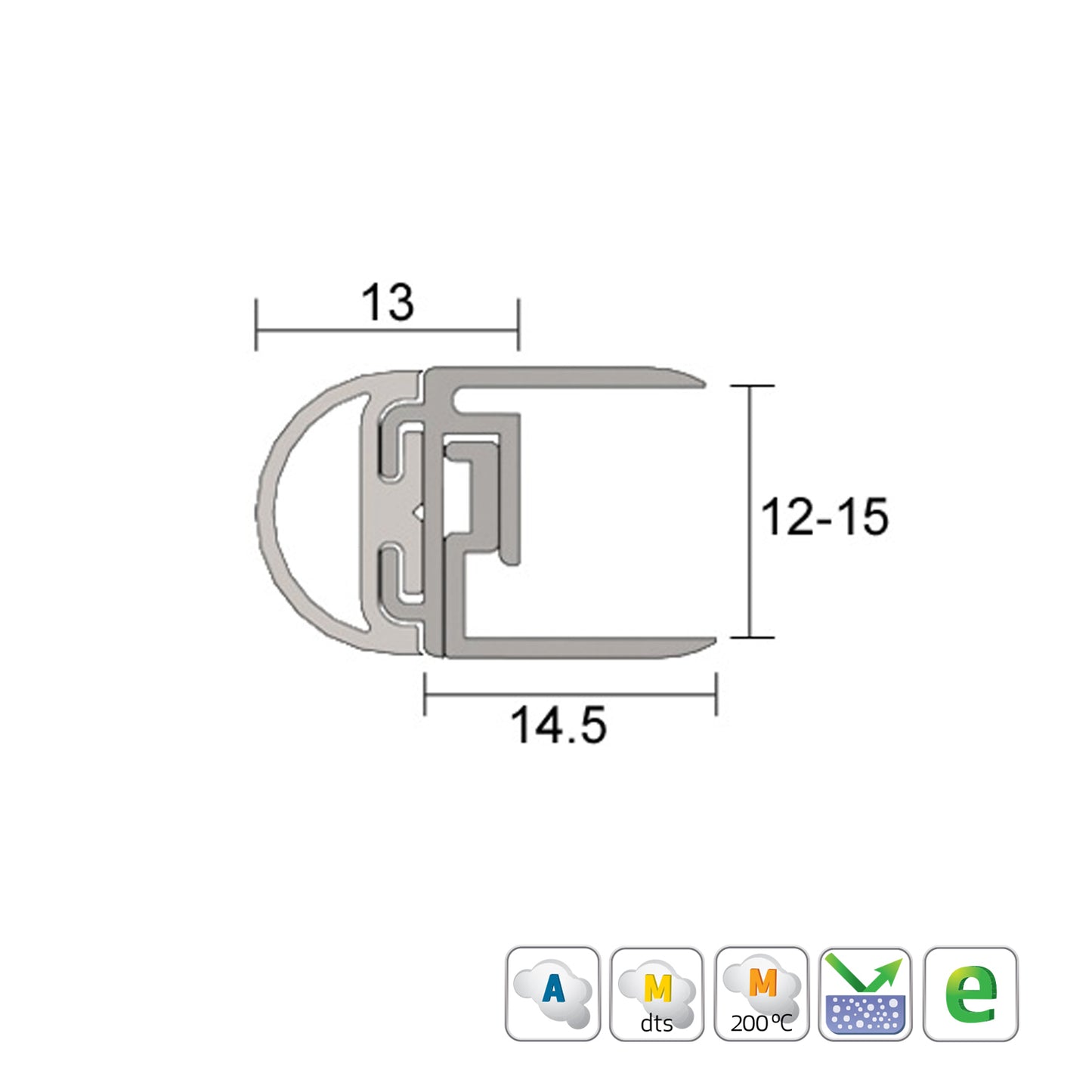 Kilargo IS7320si Meeting Stile and Edge Seals- Available in Various Sizes