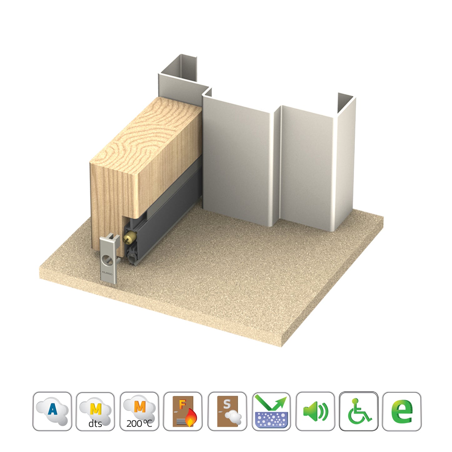 Kilargo IS8035si Heavy Duty Door Bottom Seal - Available in Various Sizes and Finishes