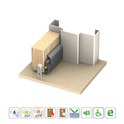Kilargo IS8036si Heavy Duty Door Bottom Seal - Available in Various Sizes