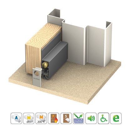 Kilargo IS8090si Door Bottom Seal - Available in Various Finishes and Sizes