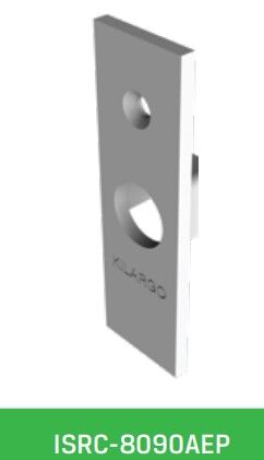 Kilargo ISRC8090AEP+ Cast Aluminium End Plates For Morticed Applications