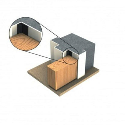 Kilargo Intumescent Fire and Smoke Door Perimeter Seal KG1612BW Sets