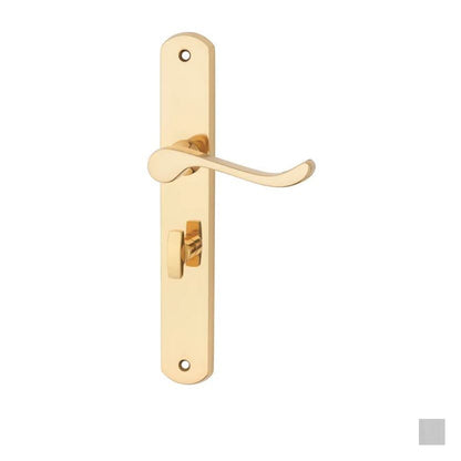 Pavtom Door Handle Scroll Lever Privacy Bathroom Plate