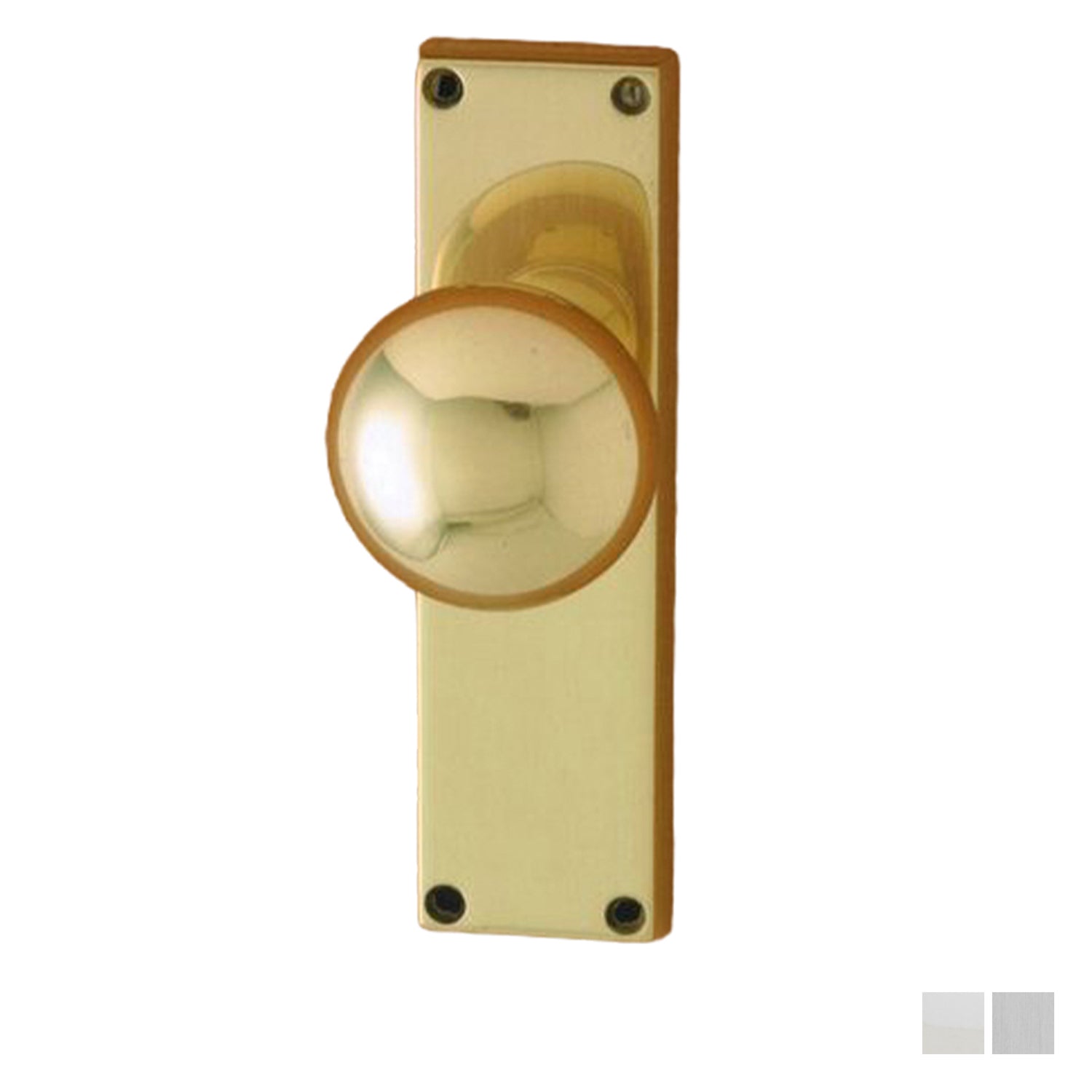 KR Lucas Pavtom Victorian Door Knob on Plate - Available in Various Finishes