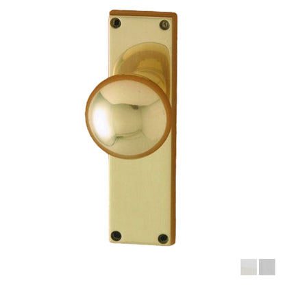 KR Lucas Pavtom Victorian Door Knob on Plate - Available in Various Finishes