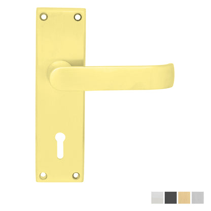 KR Lucas Pavtom Wide Door Lever Bit Keyhole - Available in Various Finishes