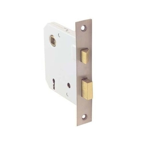 RiteFit Mortice Door Lock 1309SS Stainless Steel 60mm Backset Keyed Alike