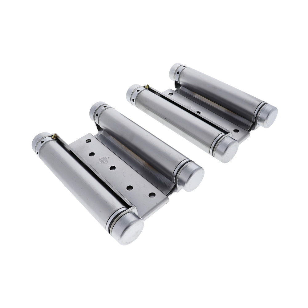 HFH Double Action Spring Door Hinge 150mm Satin Chrome 4150-154