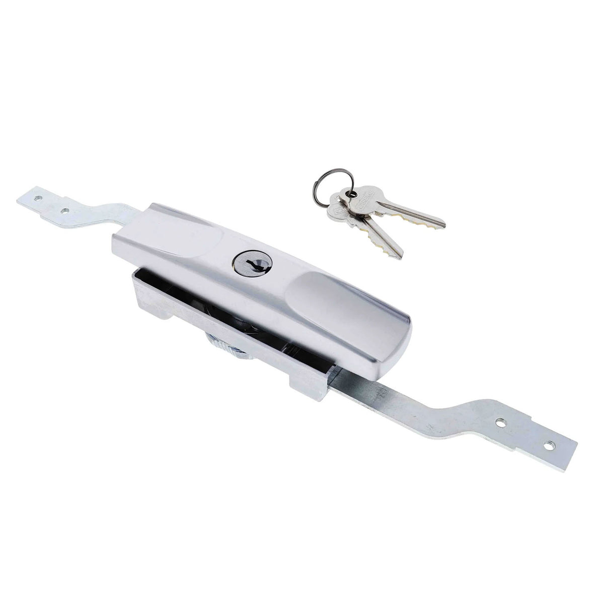 Lenlok Door Commercial Roller Lock Keyed To Differ Satin Chrome 4395KD