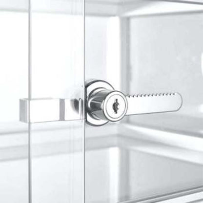RiteFit Ratchet Sliding Glass Showcase Lock Keyed Alike Zinc Plated APL2352KA