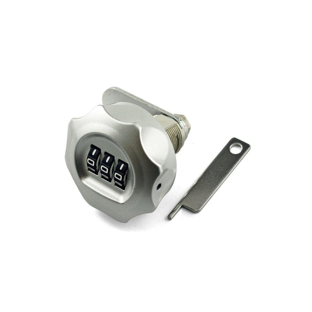 Firstlock Combination Cam Lock 24mm Silver CL1112S