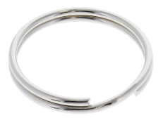 Steel Split Key Rings *200 Pack* 30mm Polished Chrome KR30MM