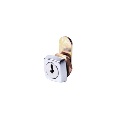 Firstlock Cabinet Cam Lock Square Face 19mm Keyed Alike Chrome Plate NX19SKA