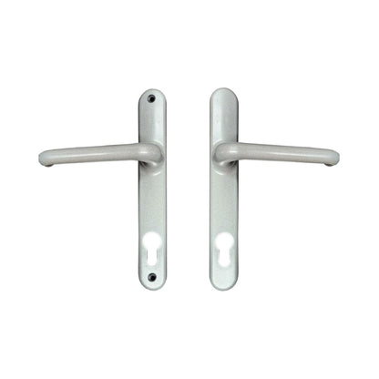 Interlock Door Lock Pack with Mortice Lock Verona Lever Silver with Euro Cylinder