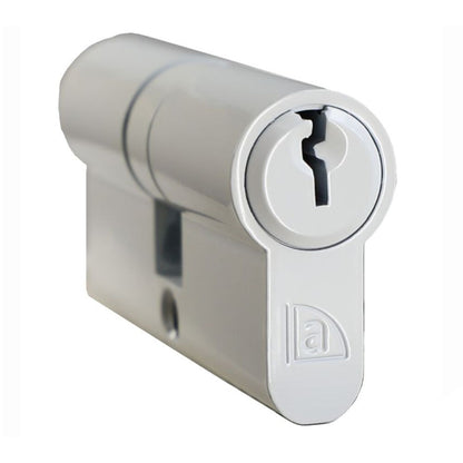 Interlock Door Lock Pack with Mortice Lock Verona Lever White with Euro Cylinder