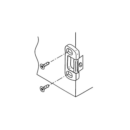 Briton Door Lock Pack B377 Panic Bar Double Door Selector Outside Knob Cylinder