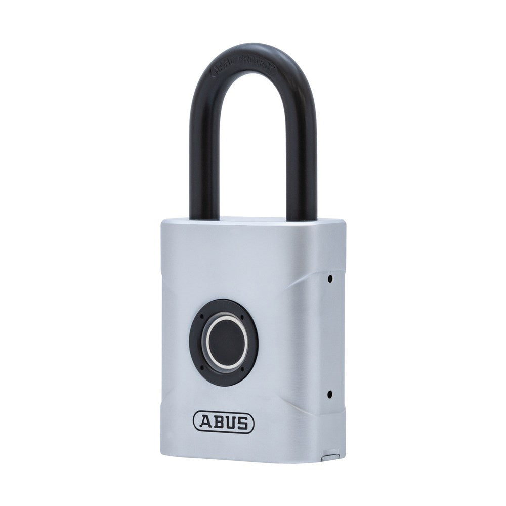 Abus Padlock Touch Biometric Fingerprint Weather Resistant Silver 5750C