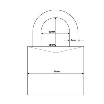 Abus Weatherproof Padlock Outdoor Marine Grade Black Keyed Alike 7045KA11