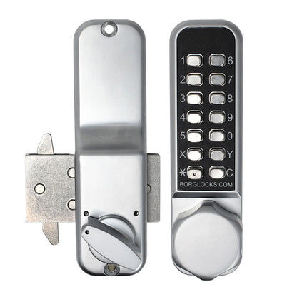 Borg Digital Lock 2506 Sliding Door Hook Satin Chrome BL2506SC ECP