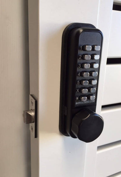 Borg Digital Lock Marine Grade Pro 2601 Knob 60mm Backset Black BL2601MGPROECP