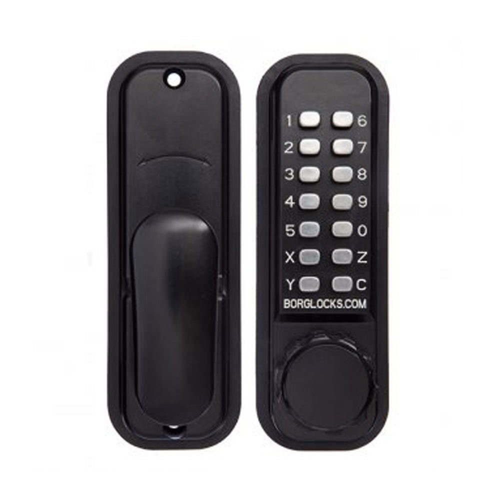 Borg Digital Lock Marine Grade Pro 2601 Knob 60mm Backset Black BL2601MGPROECP