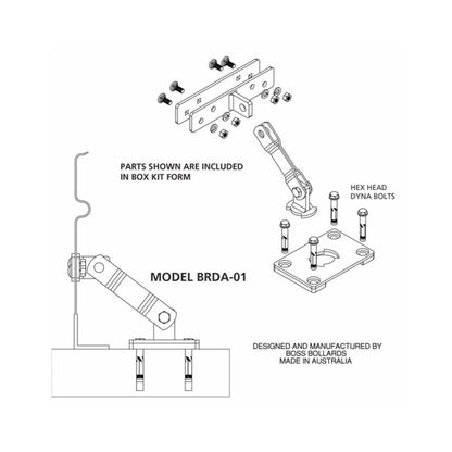 Boss Roller Door Anchor Garage Commercial Grade BRDA-01